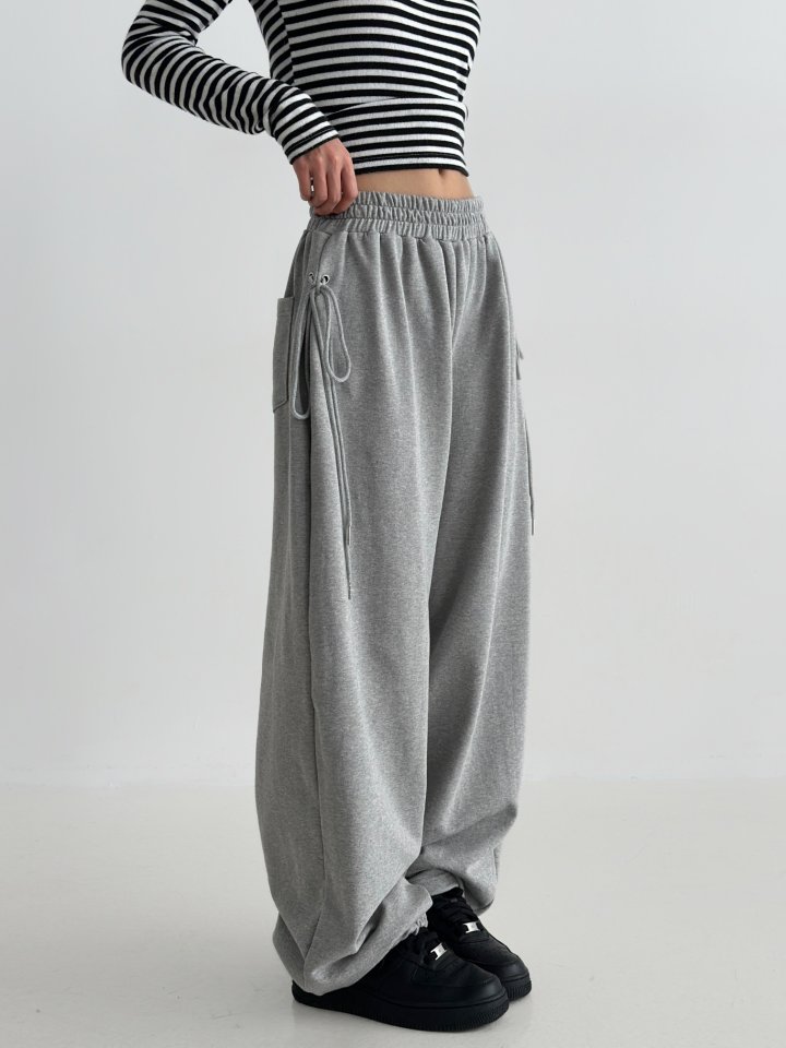 One the woman - Korean Women Fashion - #womensfashion - Eyelet Pintuck Pants - 4