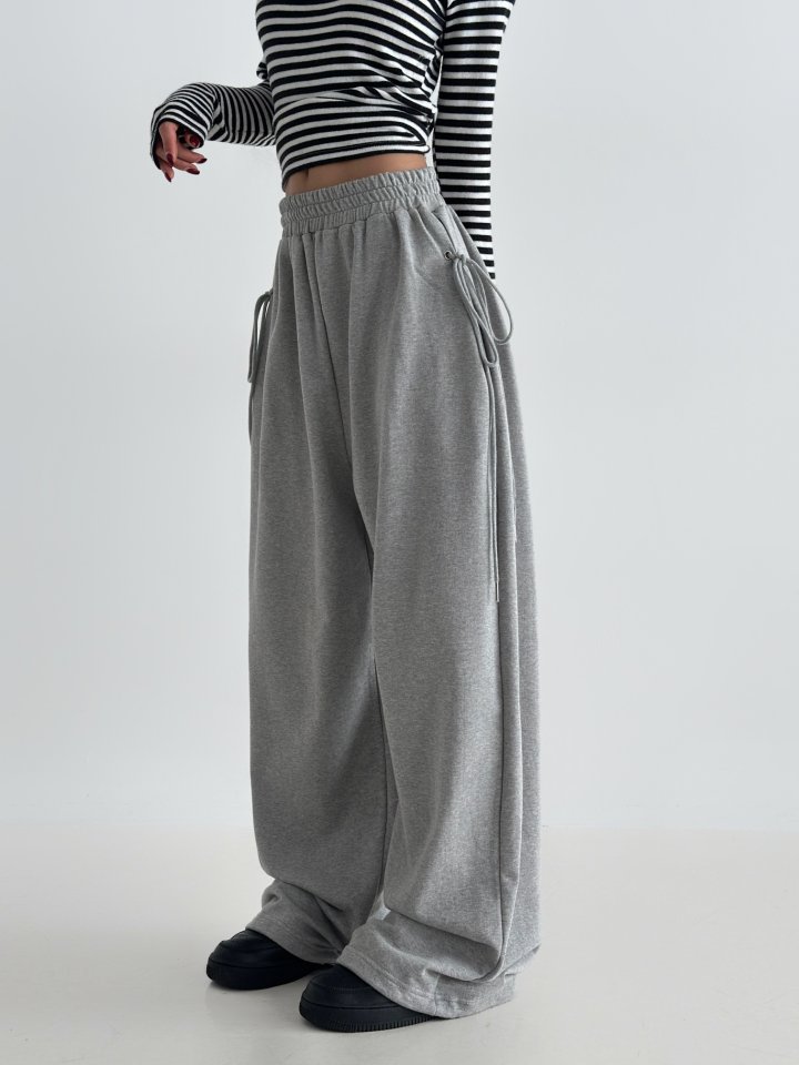 One the woman - Korean Women Fashion - #momslook - Eyelet Pintuck Pants - 6