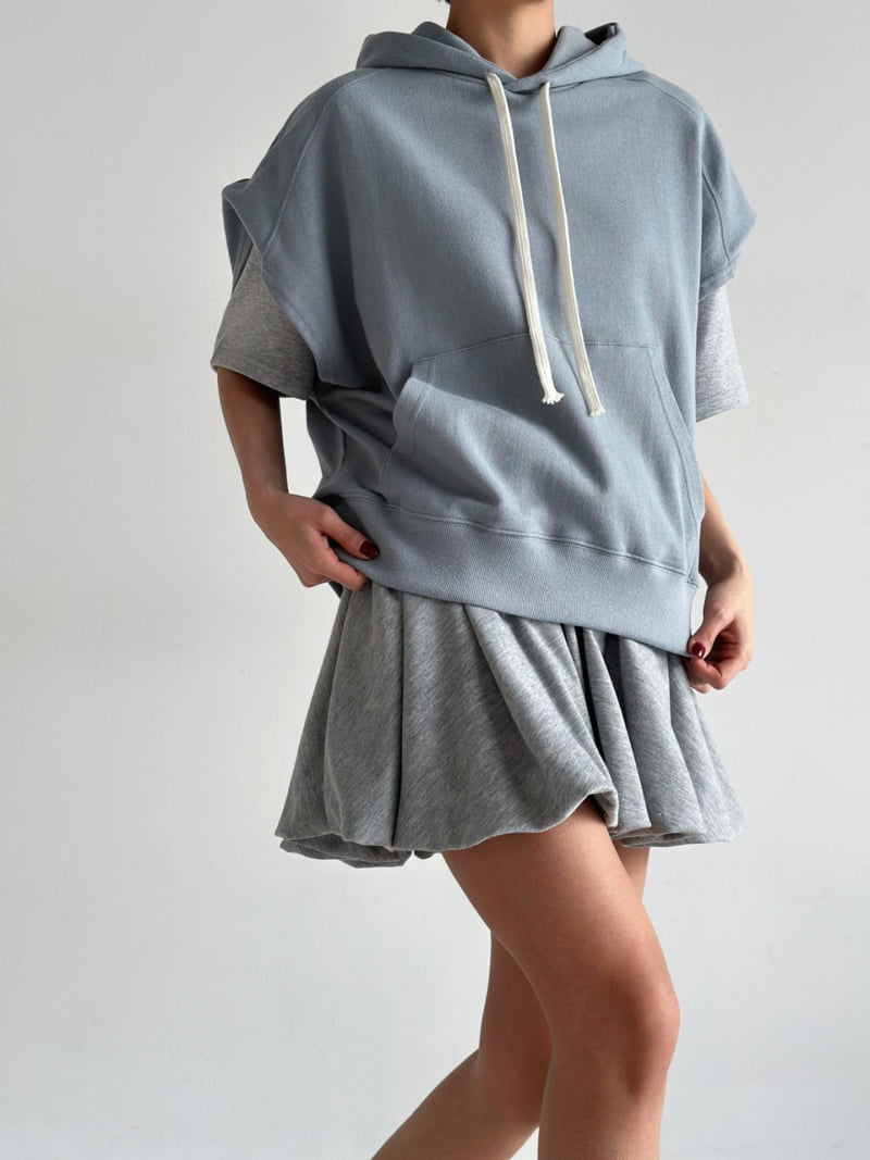 One the woman - Korean Women Fashion - #momslook - Vest Hood Sweatshirts