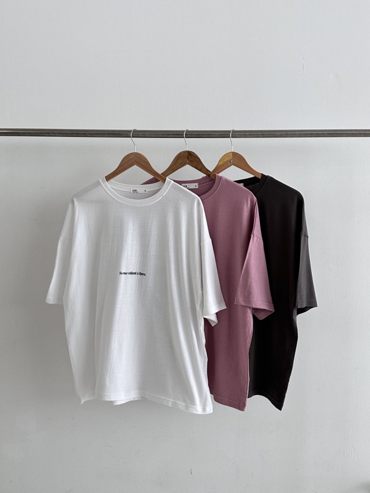 One the woman - Korean Women Fashion - #vintageinspired - Rose Graphic Tee - 5