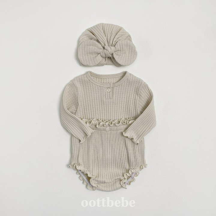 Oott Bebe - Korean Baby Fashion - #babyfashion - Kiki Rib Turban - 3