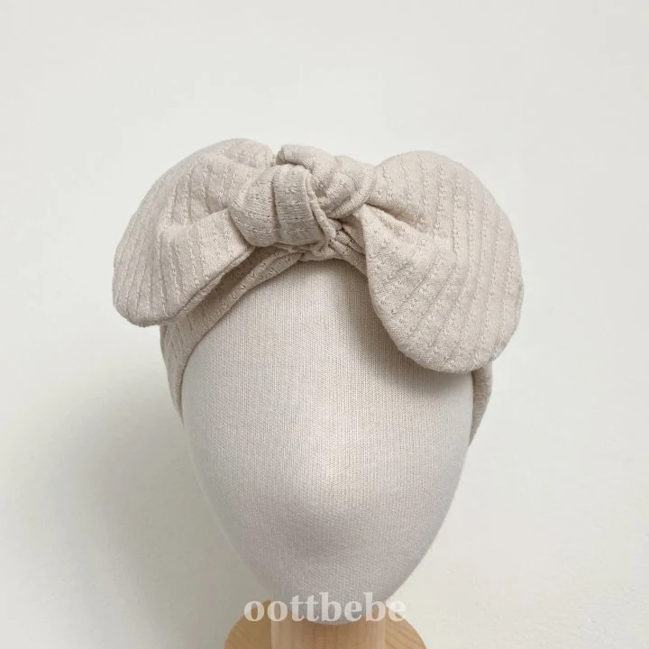 Oott Bebe - Korean Baby Fashion - #babygirlfashion - Kiki Rib Turban - 5
