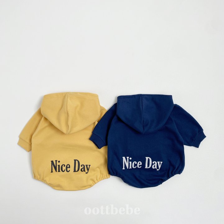 Oott Bebe - Korean Baby Fashion - #babyoutfit - Nice Hood Suit - 6