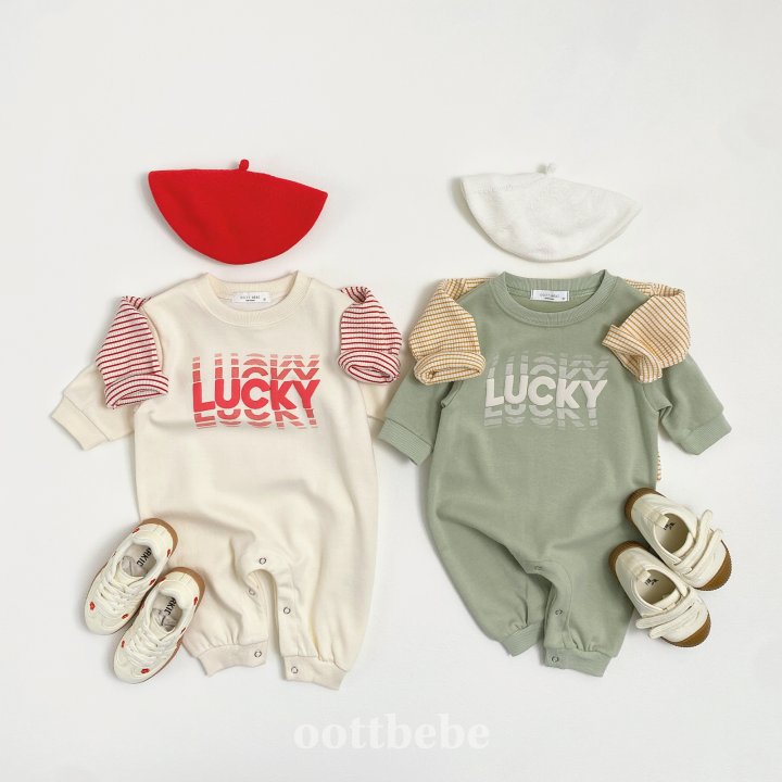 Oott Bebe - Korean Baby Fashion - #babywear - Lucky Full Body Suit