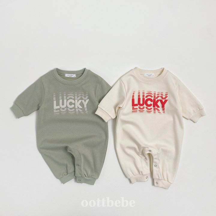 Oott Bebe - Korean Baby Fashion - #onlinebabyshop - Lucky Full Body Suit - 4