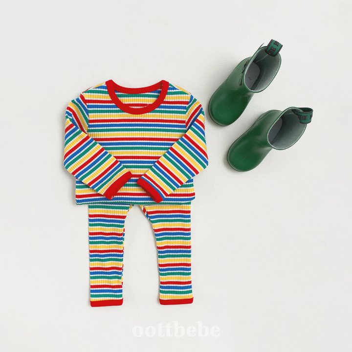 Oott Bebe - Korean Children Fashion - #Kfashion4kids - Rainbow Easywear - 9