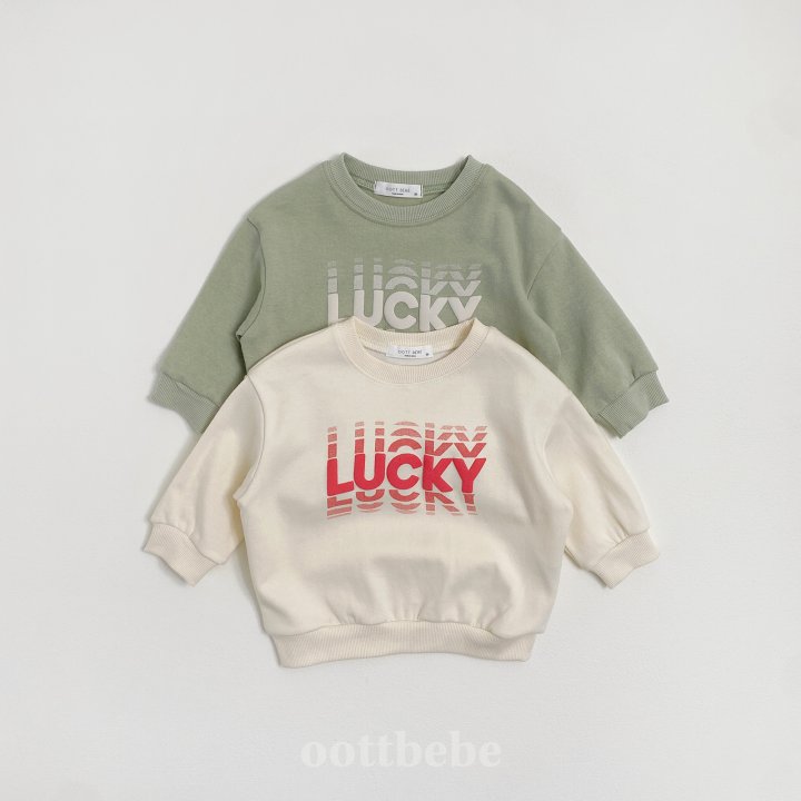 Oott Bebe - Korean Children Fashion - #Kfashion4kids - Lucky Sweatshirts - 8