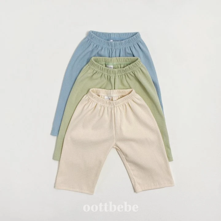 Oott Bebe - Korean Children Fashion - #childofig - Pure Rib Top Bottom Set - 10