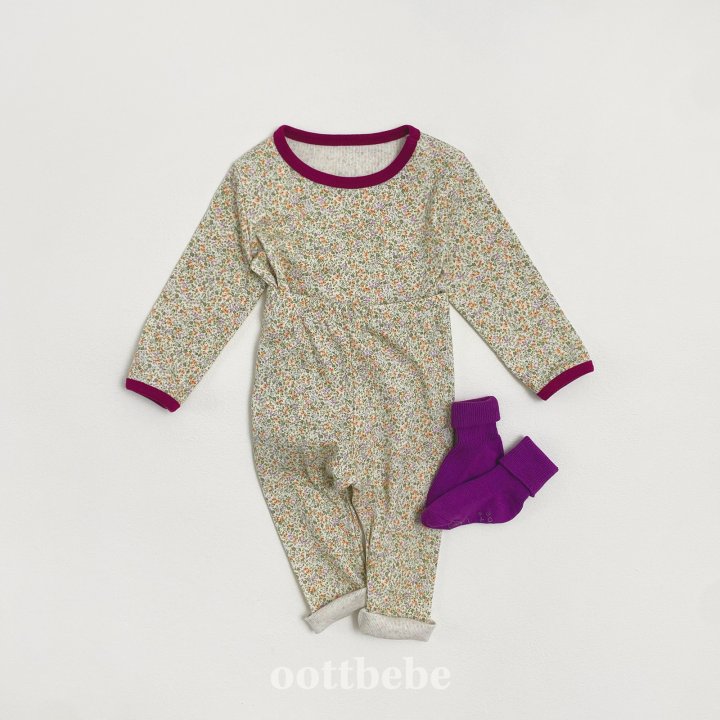 Oott Bebe - Korean Children Fashion - #childofig - Lace Flower Easywear - 5