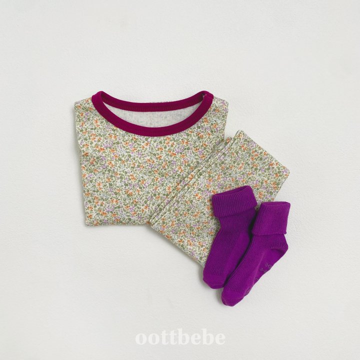 Oott Bebe - Korean Children Fashion - #childrensboutique - Lace Flower Easywear - 7