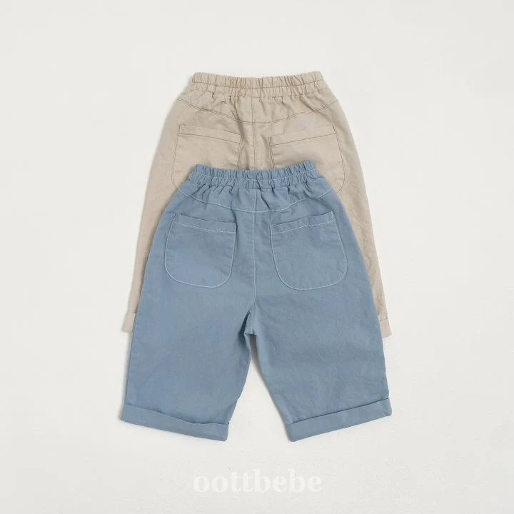 Oott Bebe - Korean Children Fashion - #designkidswear - Cotton Cabra Pants - 7
