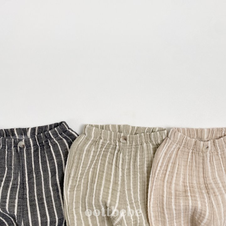 Oott Bebe - Korean Children Fashion - #childrensboutique - Wrinkle Pants - 4