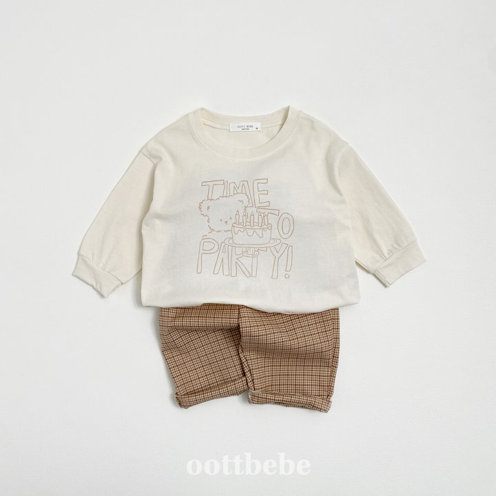 Oott Bebe - Korean Children Fashion - #designkidswear - Party Top Bottom Set
