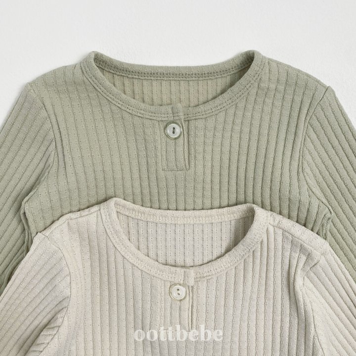 Oott Bebe - Korean Children Fashion - #discoveringself - Kiki Rib Top Bottom Set - 6