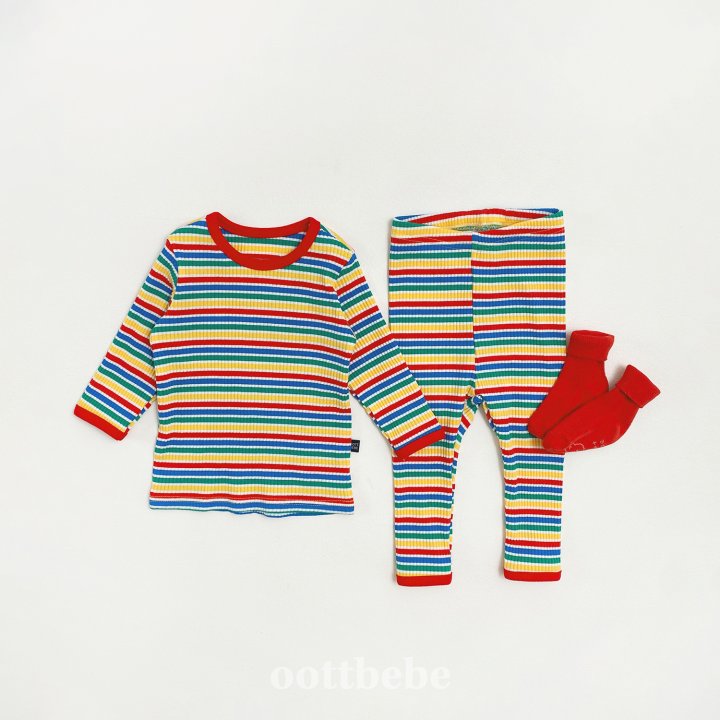 Oott Bebe - Korean Children Fashion - #designkidswear - Rainbow Easywear - 4