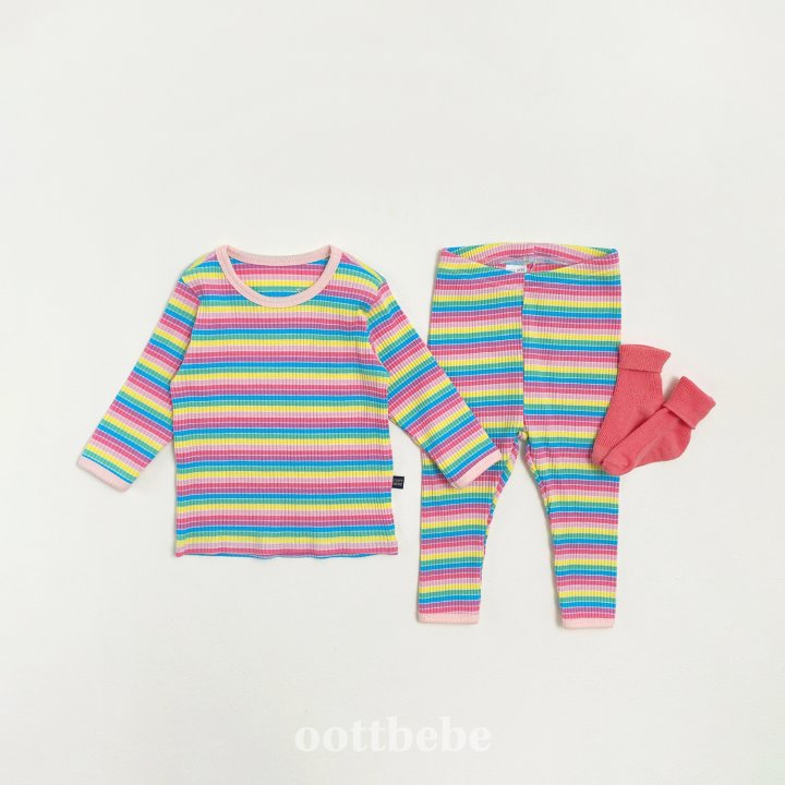 Oott Bebe - Korean Children Fashion - #fashionkids - Rainbow Easywear - 5