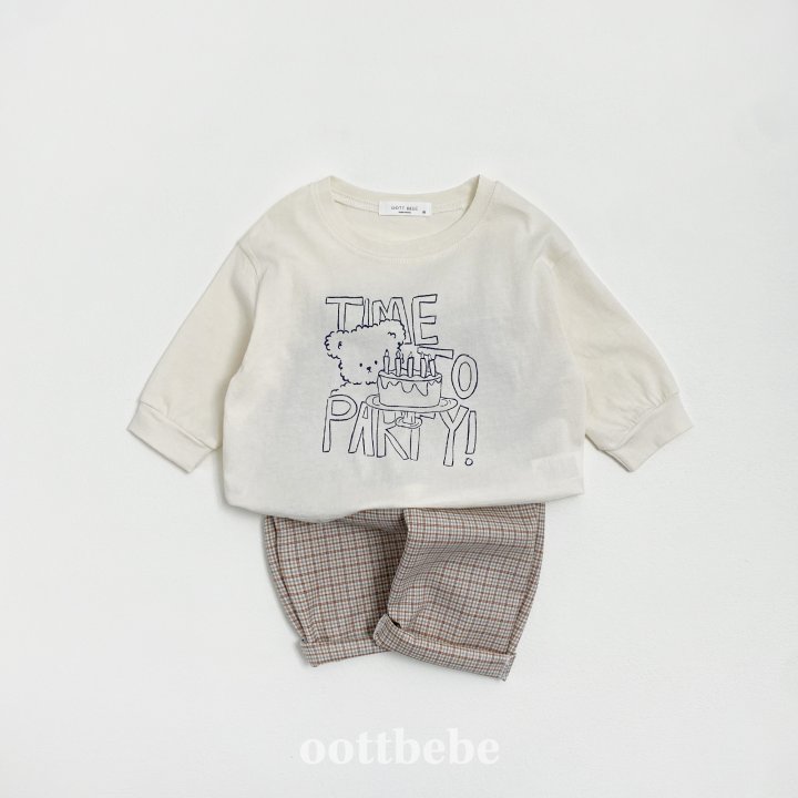 Oott Bebe - Korean Children Fashion - #fashionkids - Party Top Bottom Set - 3