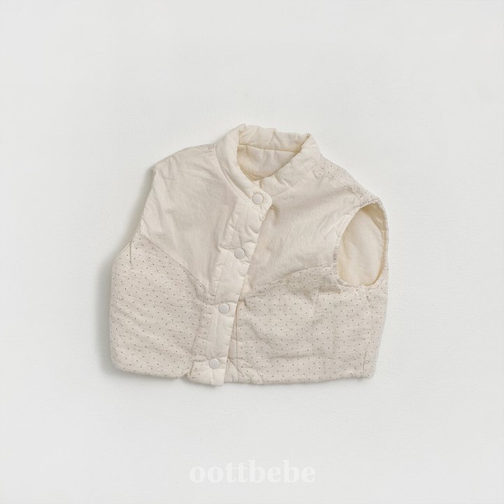 Oott Bebe - Korean Children Fashion - #fashionkids - Creamy Vest - 6