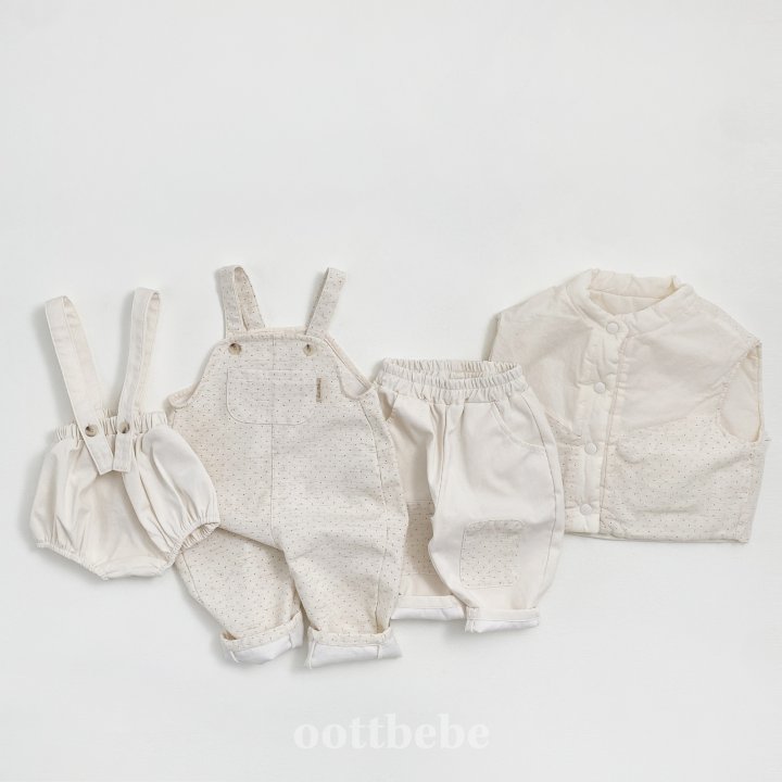 Oott Bebe - Korean Children Fashion - #kidsshorts - Creamy Vest - 7