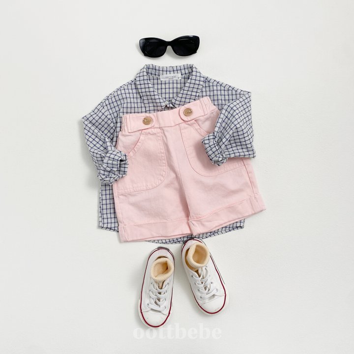 Oott Bebe - Korean Children Fashion - #kidzfashiontrend - Button Pants - 6