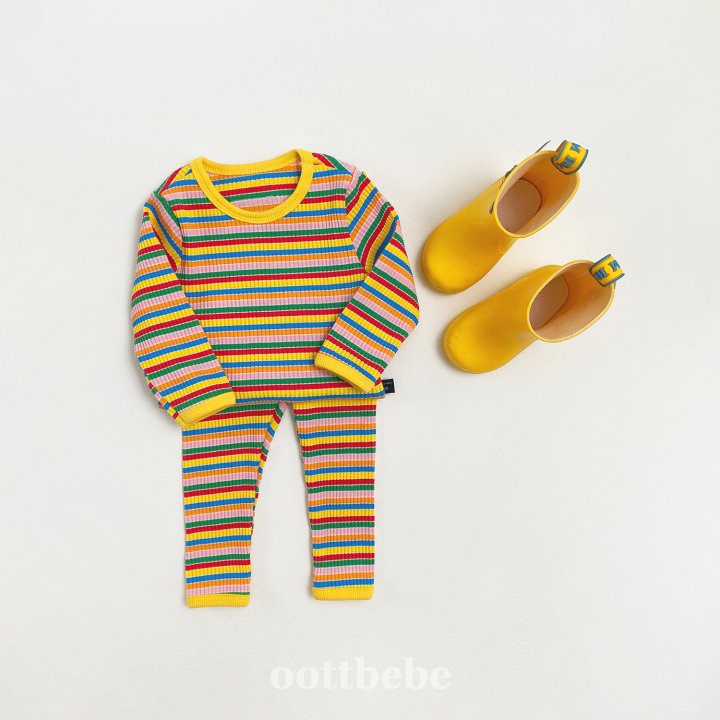 Oott Bebe - Korean Children Fashion - #kidzfashiontrend - Rainbow Easywear - 8
