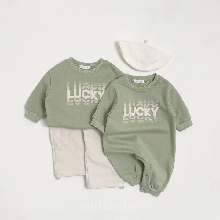 Oott Bebe - Korean Children Fashion - #kidzfashiontrend - Lucky Sweatshirts - 7