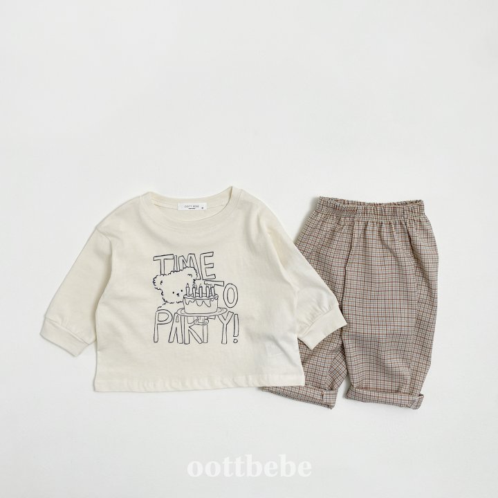 Oott Bebe - Korean Children Fashion - #kidzfashiontrend - Party Top Bottom Set - 6