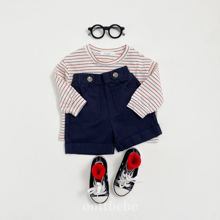 Oott Bebe - Korean Children Fashion - #littlefashionista - Button Pants - 8