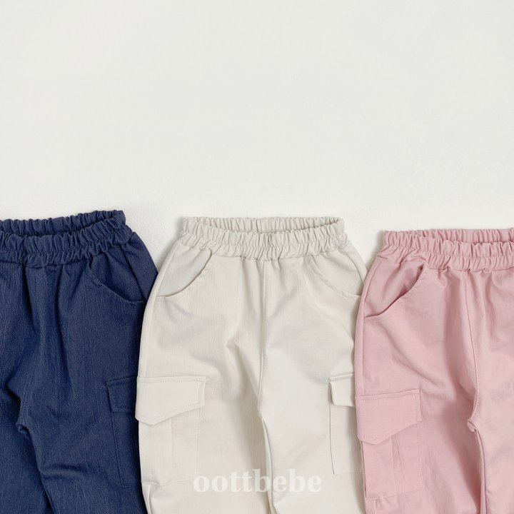 Oott Bebe - Korean Children Fashion - #littlefashionista - Work Cargo Pants - 3