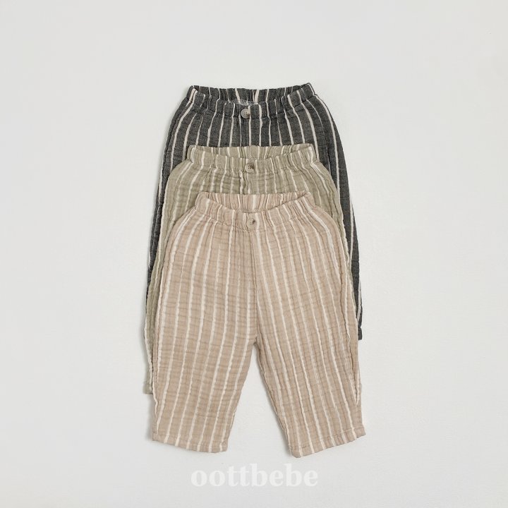 Oott Bebe - Korean Children Fashion - #littlefashionista - Wrinkle Pants - 11