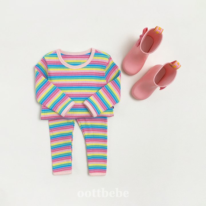 Oott Bebe - Korean Children Fashion - #littlefashionista - Rainbow Easywear - 10
