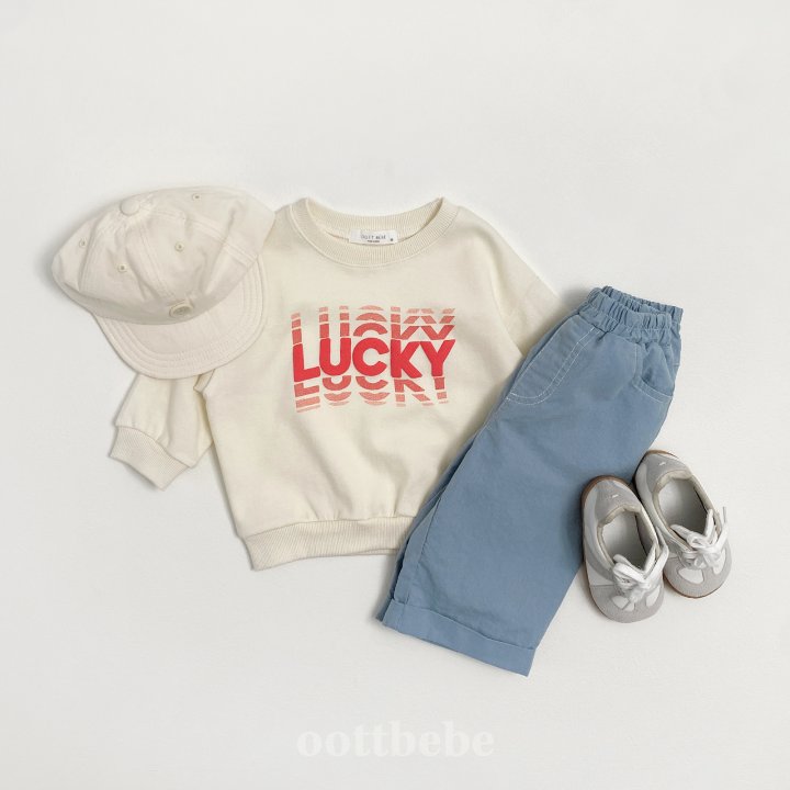 Oott Bebe - Korean Children Fashion - #magicofchildhood - Lucky Sweatshirts - 10