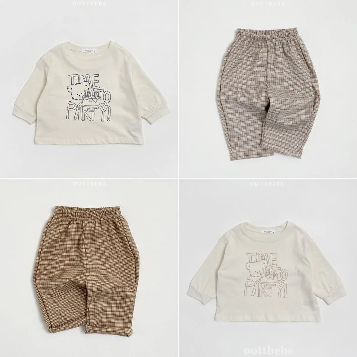 Oott Bebe - Korean Children Fashion - #magicofchildhood - Party Top Bottom Set - 9