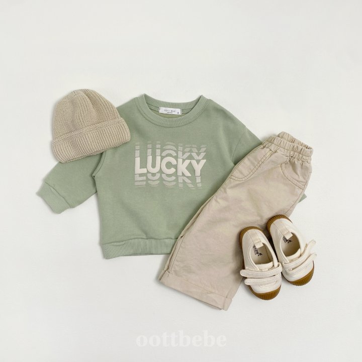 Oott Bebe - Korean Children Fashion - #minifashionista - Lucky Sweatshirts - 11
