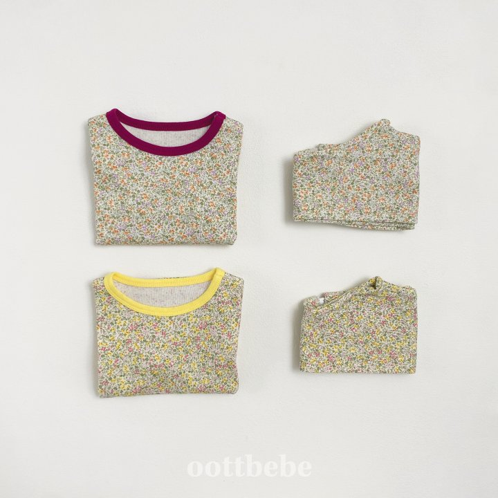 Oott Bebe - Korean Children Fashion - #minifashionista - Lace Flower Easywear - 4
