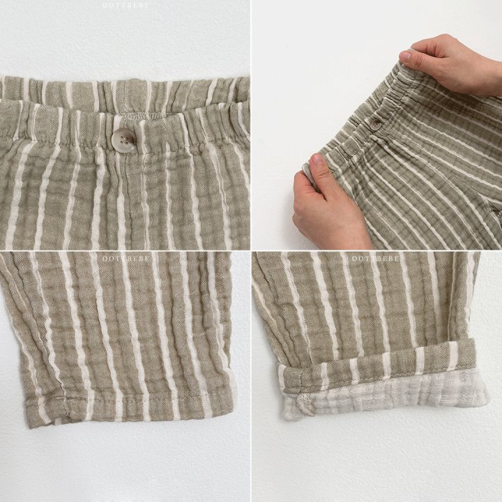 Oott Bebe - Korean Children Fashion - #stylishchildhood - Wrinkle Pants