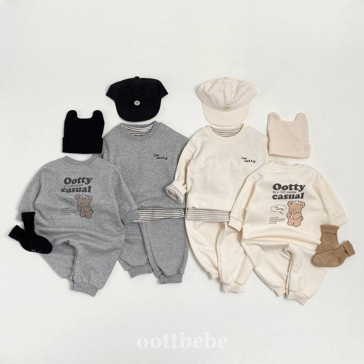 Oott Bebe - Korean Children Fashion - #todddlerfashion - Im Otti Top Bottom Set - 9