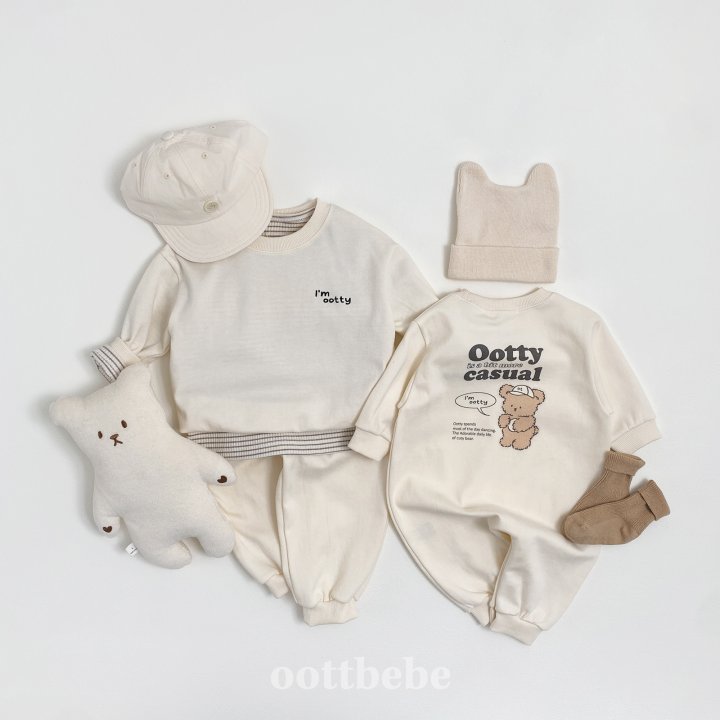 Oott Bebe - Korean Children Fashion - #toddlerclothing - Im Otti Top Bottom Set - 10
