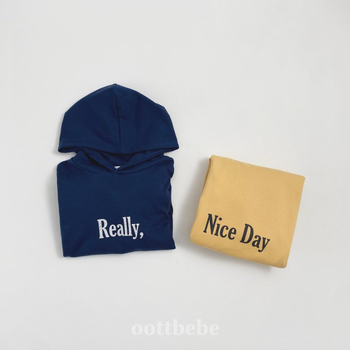 Oott Bebe - Korean Women Fashion - #restrostyle - Nice Hood Sweatshirts MOM - 6