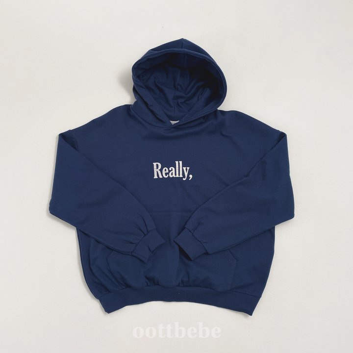 Oott Bebe - Korean Women Fashion - #vintageinspired - Nice Hood Sweatshirts MOM - 4