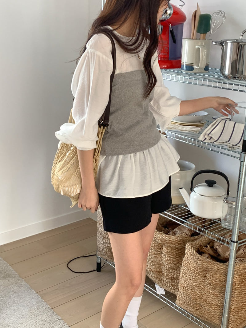 Osense - Korean Women Fashion - #momslook - More Top Bustier - 11