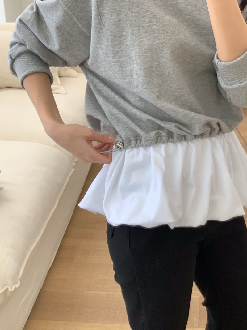Osense - Korean Women Fashion - #thelittlethings - Balloon Raglan Sweatshirts - 4