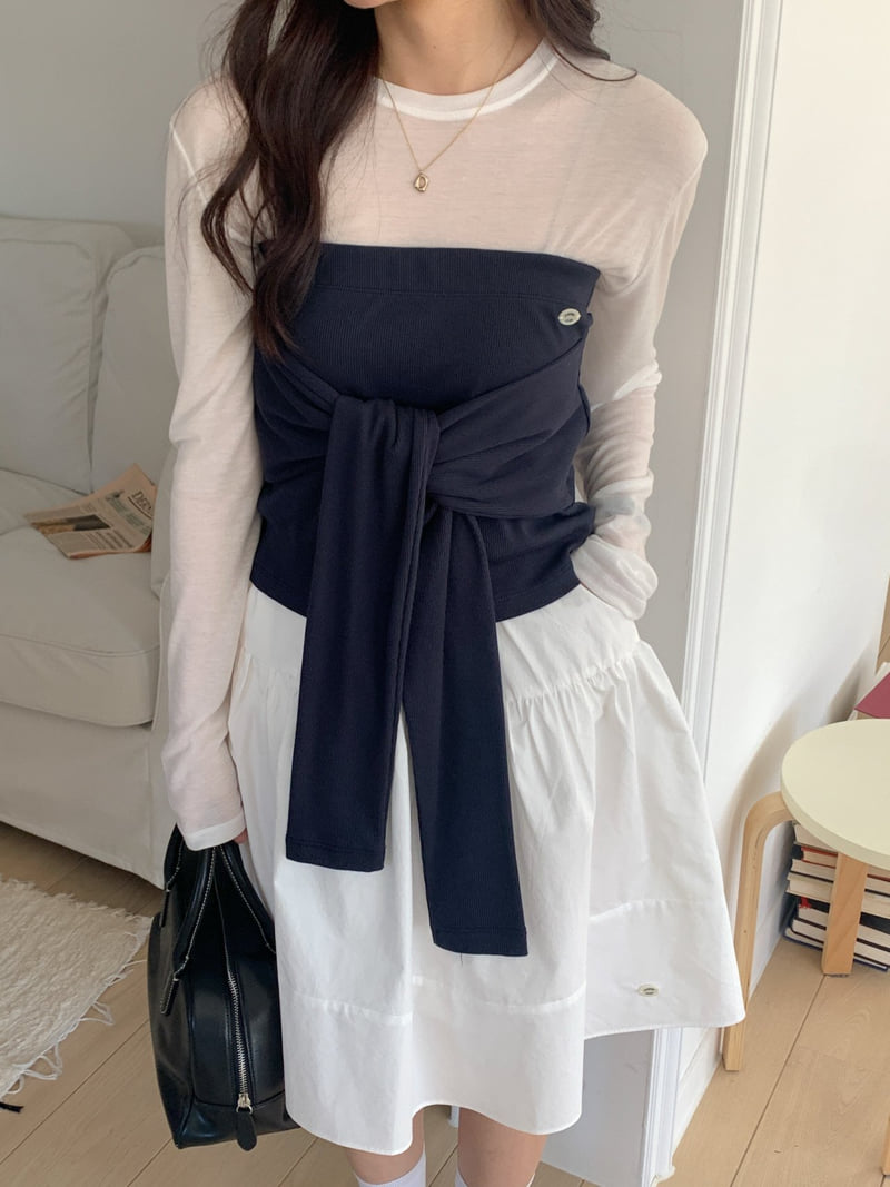Osense - Korean Women Fashion - #pursuepretty - More Top Bustier - 3