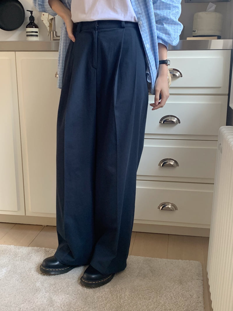 Osense - Korean Women Fashion - #restrostyle - Cozy Cotton Pants - 2