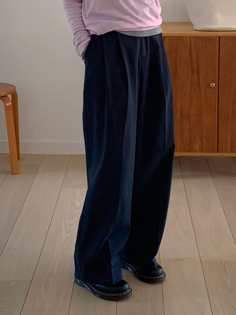 Osense - Korean Women Fashion - #romanticstyle - Cozy Cotton Pants - 3