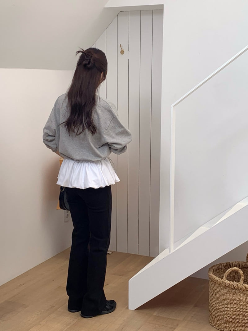 Osense - Korean Women Fashion - #shopsmall - Balloon Raglan Sweatshirts