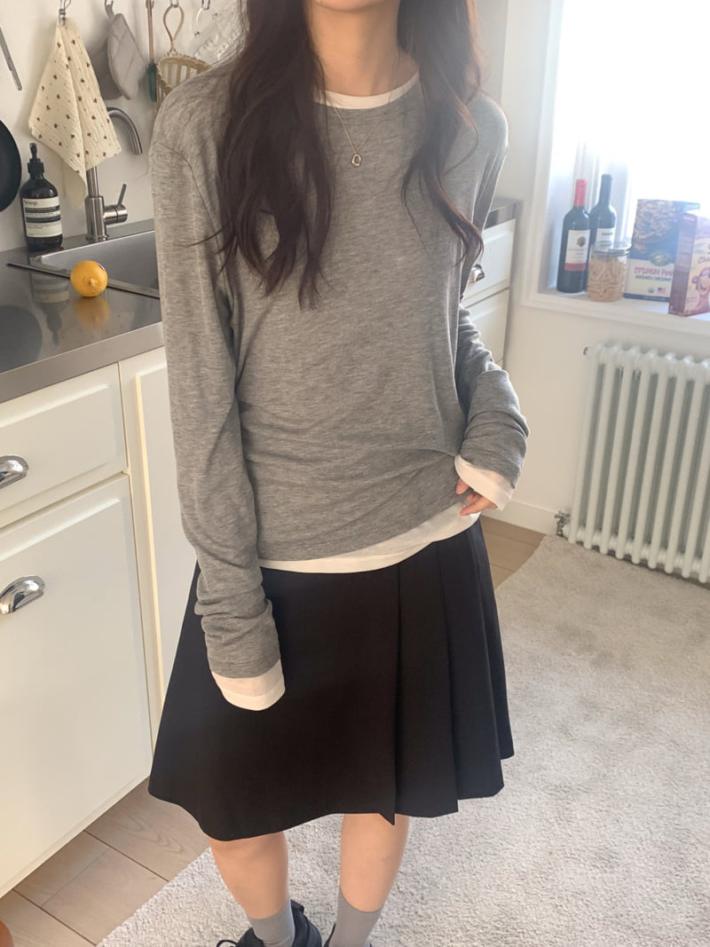 Osense - Korean Women Fashion - #thatsdarling - Basic Tencel Tee - 6