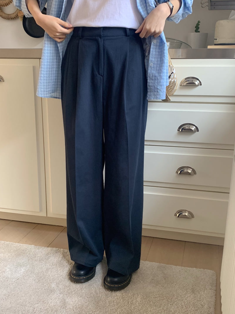Osense - Korean Women Fashion - #thatsdarling - Cozy Cotton Pants - 5