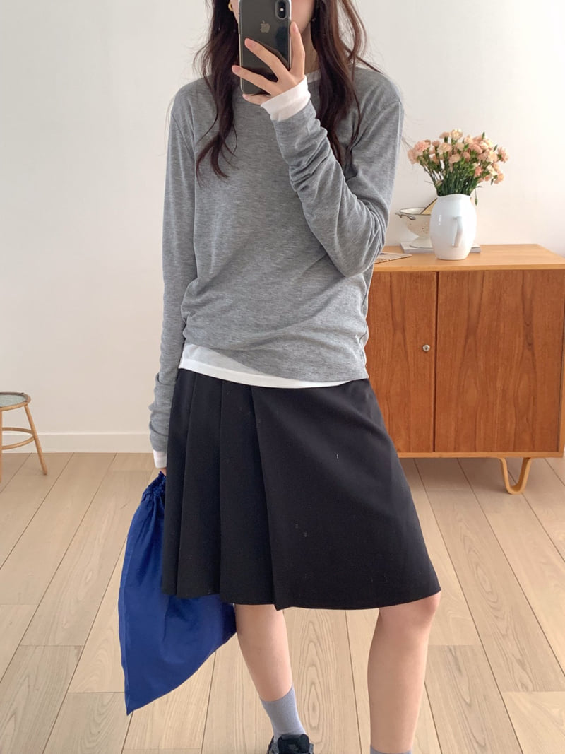 Osense - Korean Women Fashion - #thelittlethings - Basic Tencel Tee - 7