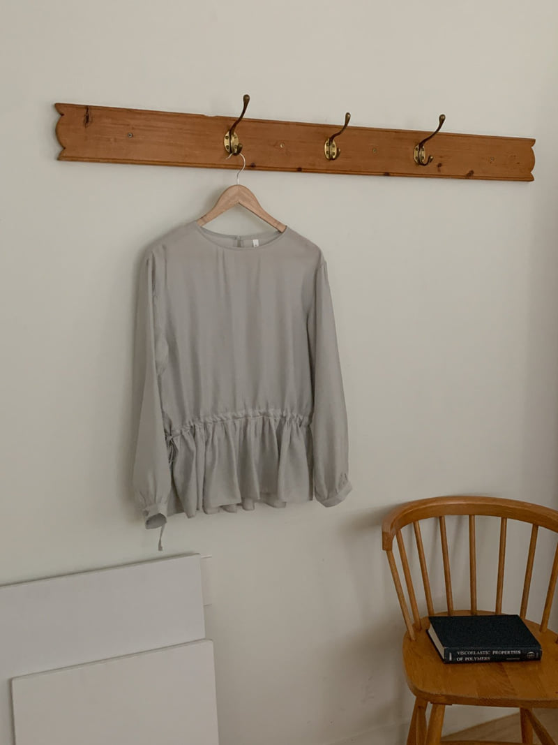 Osense - Korean Women Fashion - #womensfashion - Plain Ruffle Blouse - 8